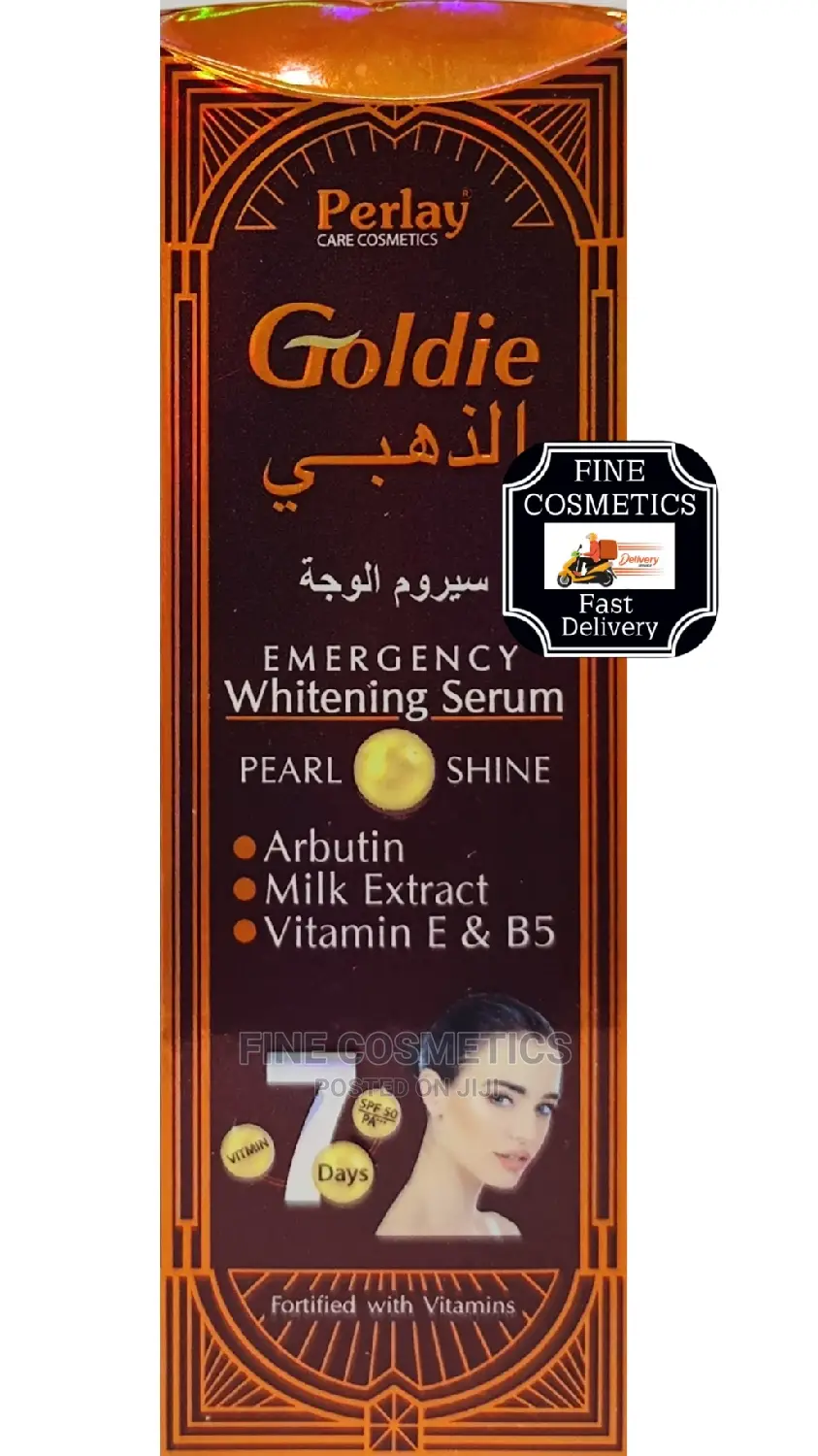 Perlay Goldie Emergency Whitening Set of Cream, Soap + Serum