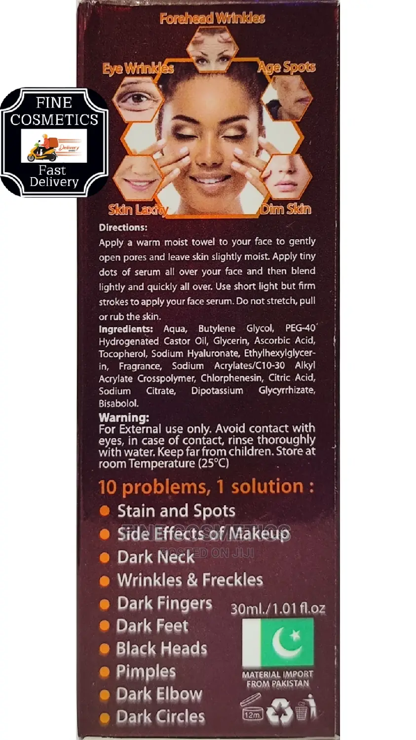 Perlay Goldie Emergency Whitening Set of Cream, Soap + Serum