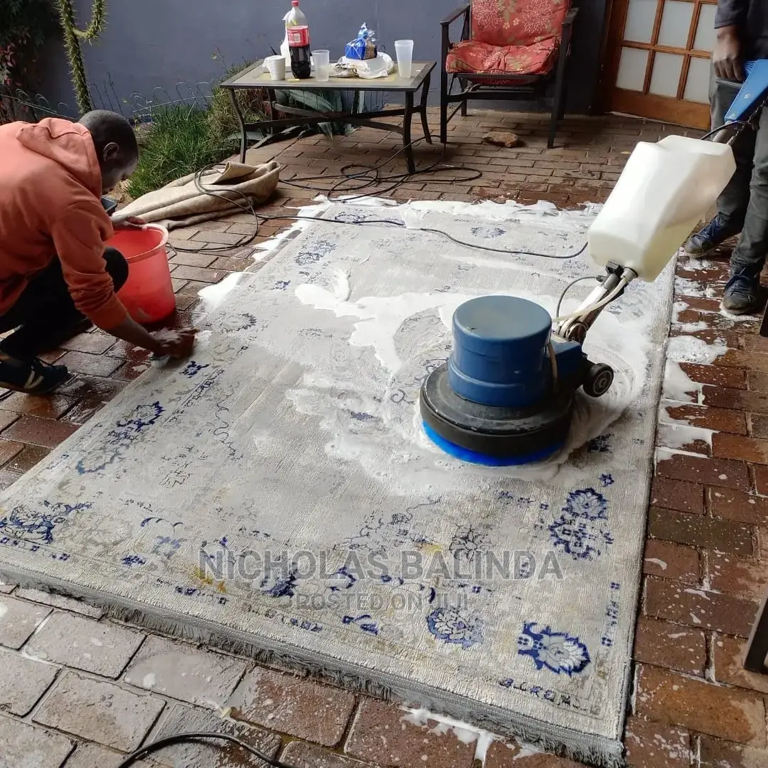 Scrabbler Carpet Cleaning in Progress