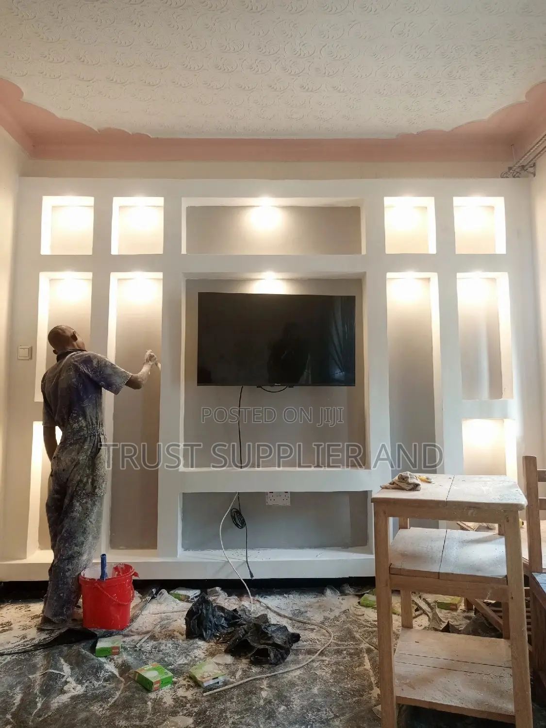 Tv Unit Done in Kitezi