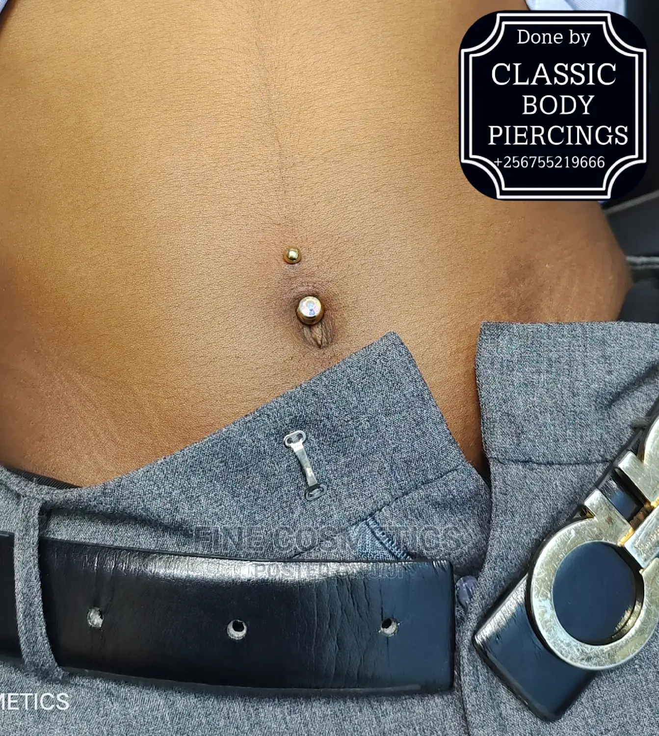 Bellybutton Piercing / Navel Piercing Kampala Uganda