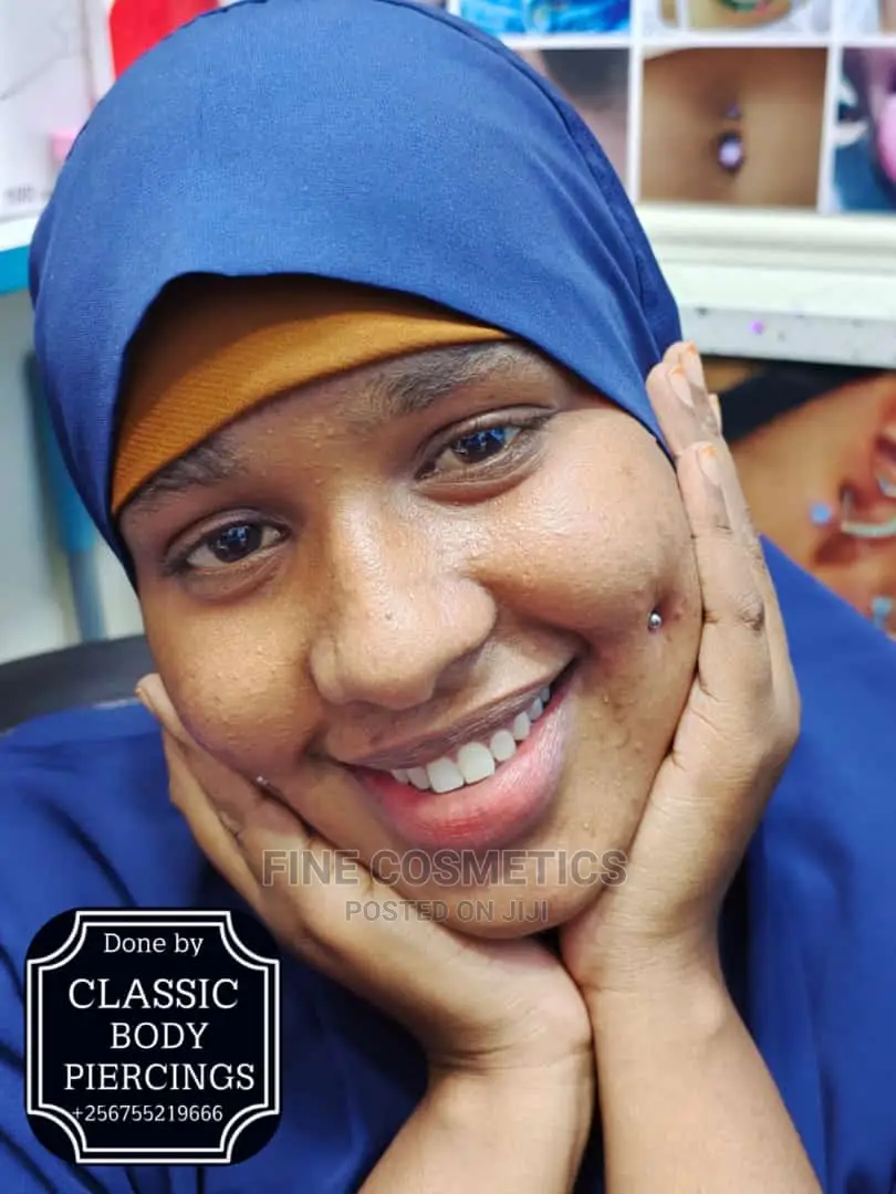 Dimple Piercing ,Cheek Piercing Kampala Uganda Professional