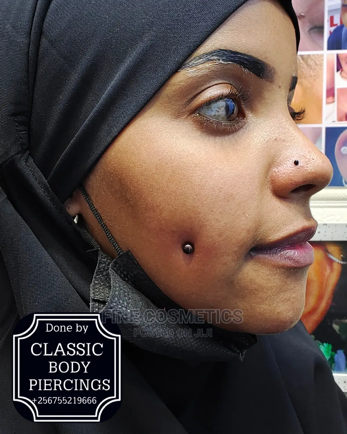 Dimple Piercing ,Cheek Piercing Kampala Uganda Professional
