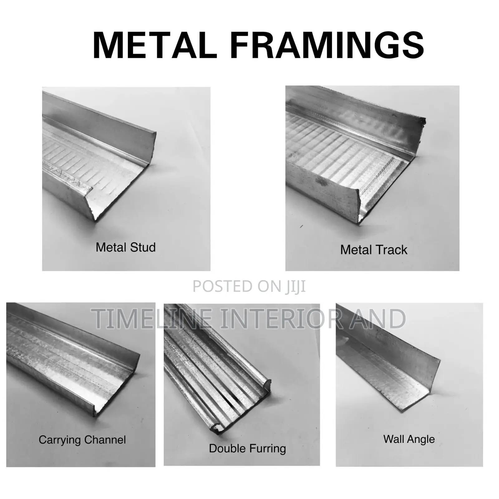 Gypsum Metal Framing Channels.
