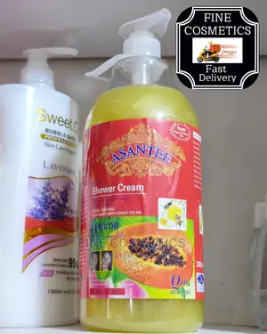 Asantee and Alpha Arbutin Shower Cream Lightening Shower Gel