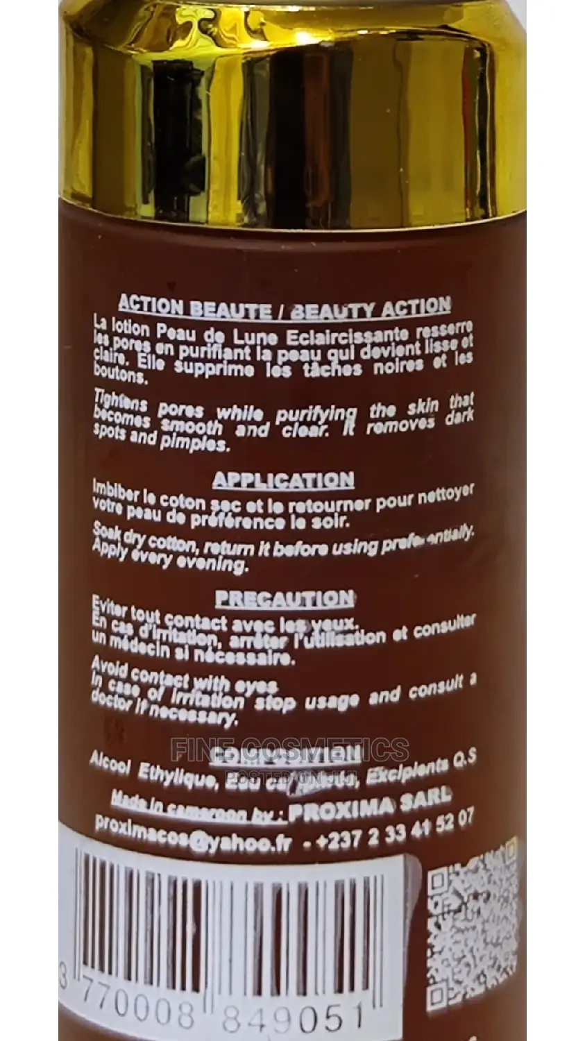 Oil Lotion Peau DE Lune Face Cleanser Oil