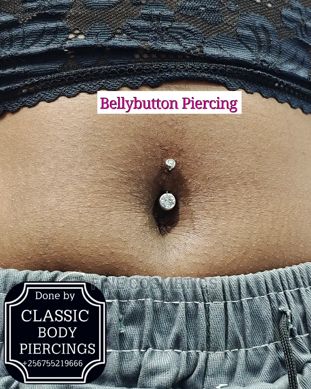 Bellybutton Piercing / Navel Piercing Kampala Uganda