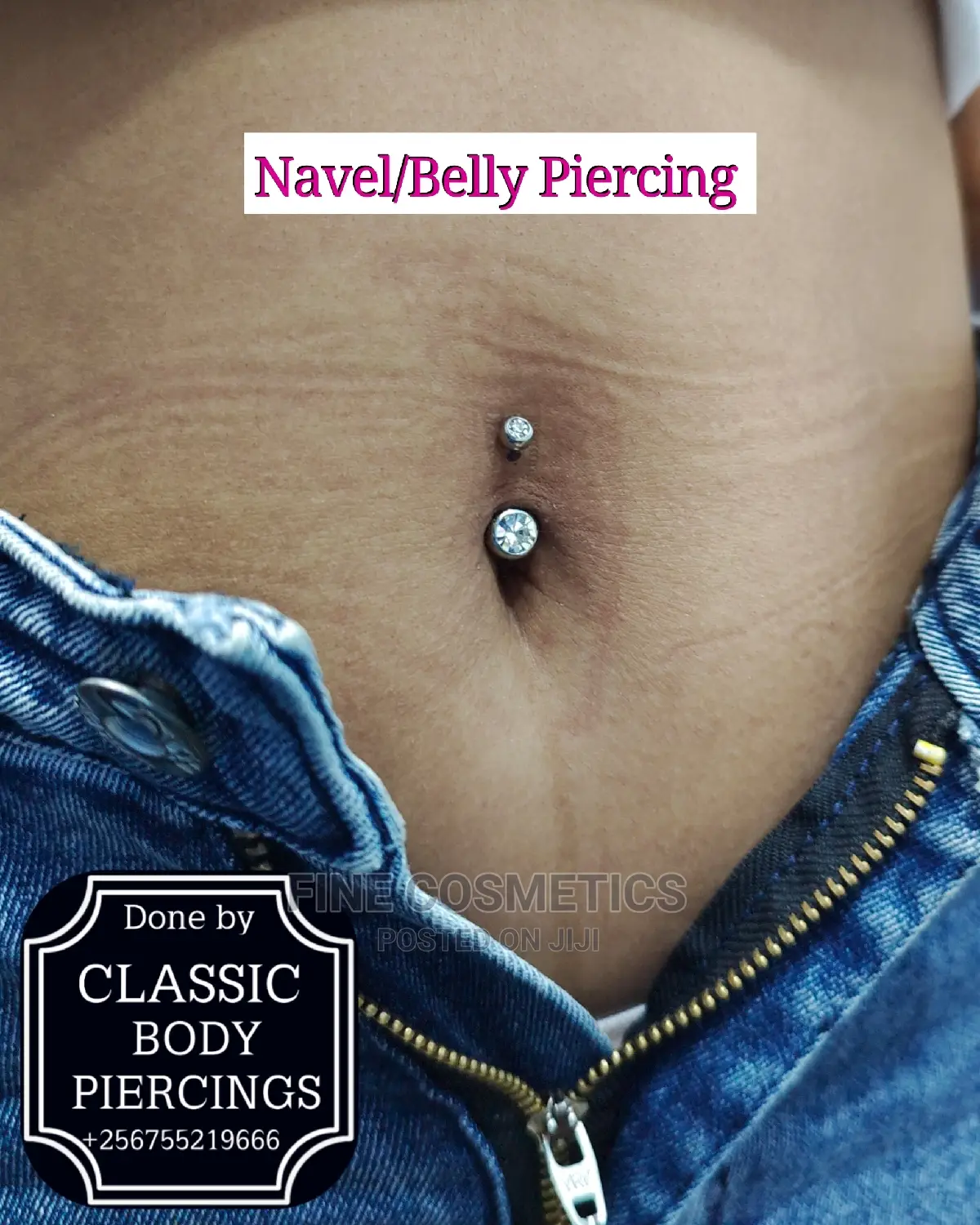 Bellybutton Piercing / Navel Piercing Kampala Uganda