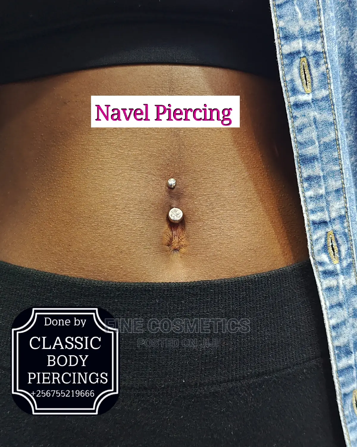 Bellybutton Piercing / Navel Piercing Kampala Uganda