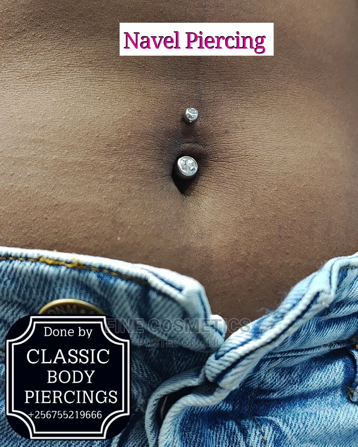 Bellybutton Piercing / Navel Piercing Kampala Uganda