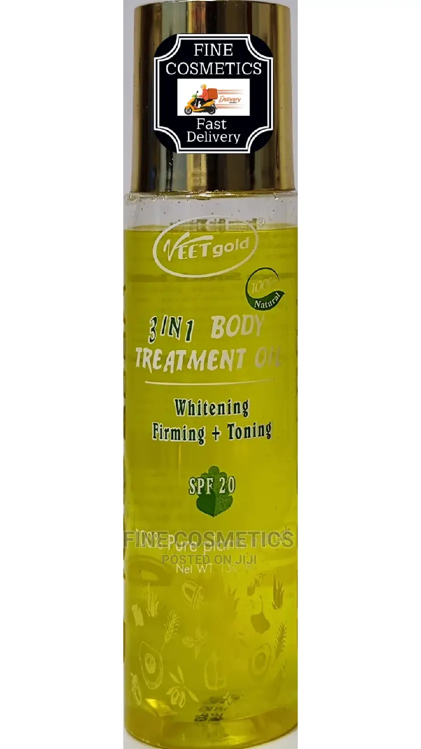Veet Gold 3in1 Body Treatment Oil Whiten'g + Firming+ Toning