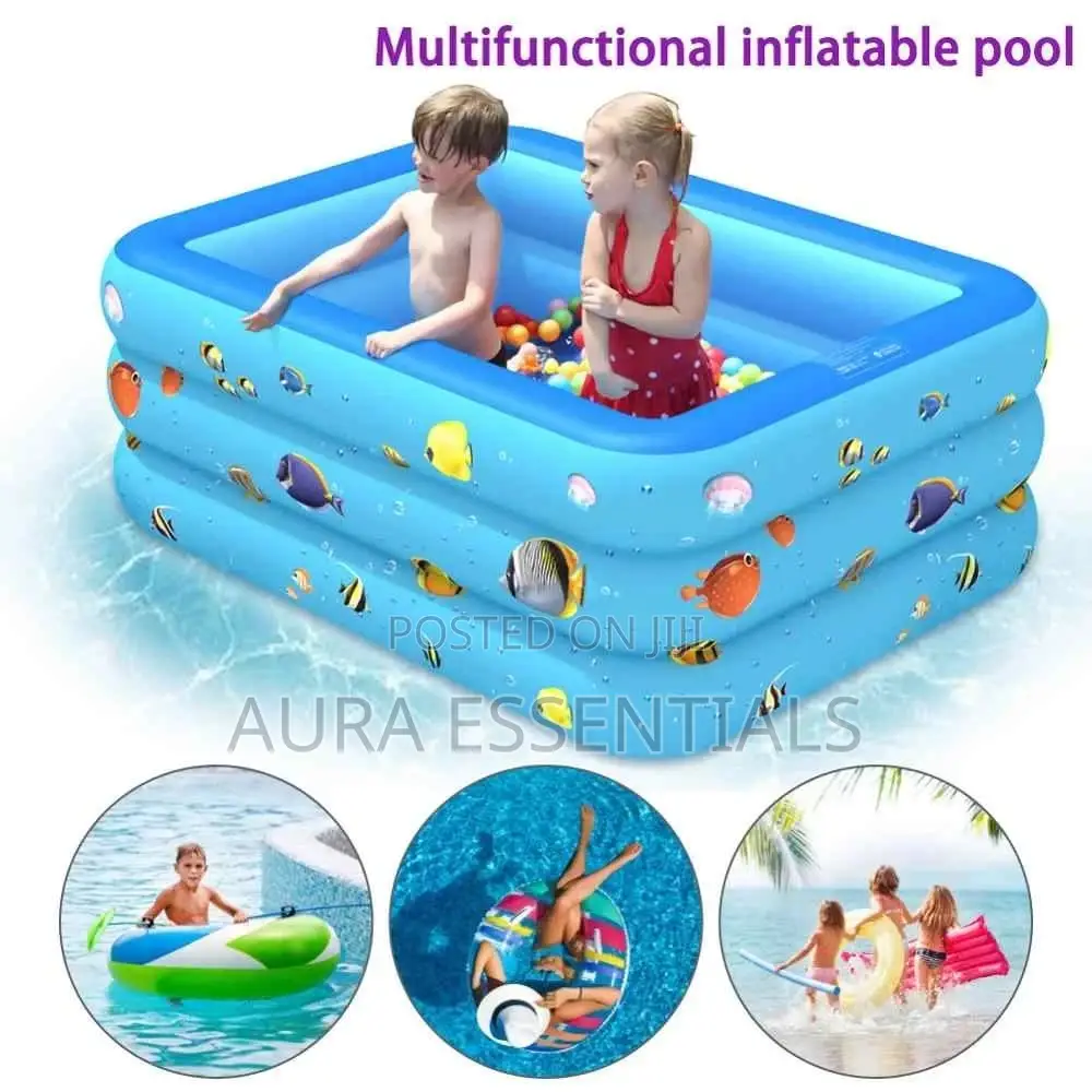 130cm Kids Inflatable Swimming Pool