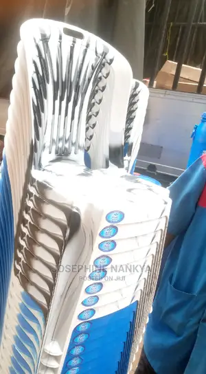 Plastic Armless Chair, Multi Coloured