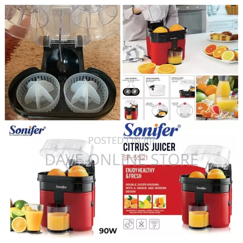 Double Electric Orange Juice Extractor