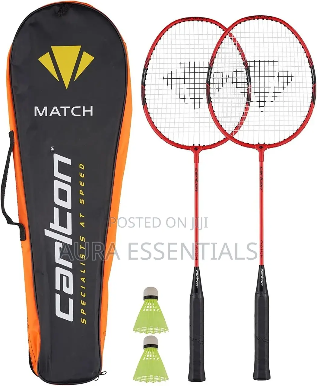 2 Player Badminton Racket Set With Shuttle