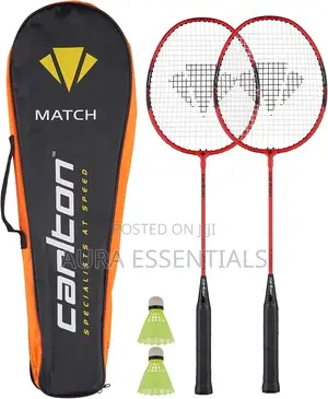 2 Player Badminton Racket Set With Shuttle