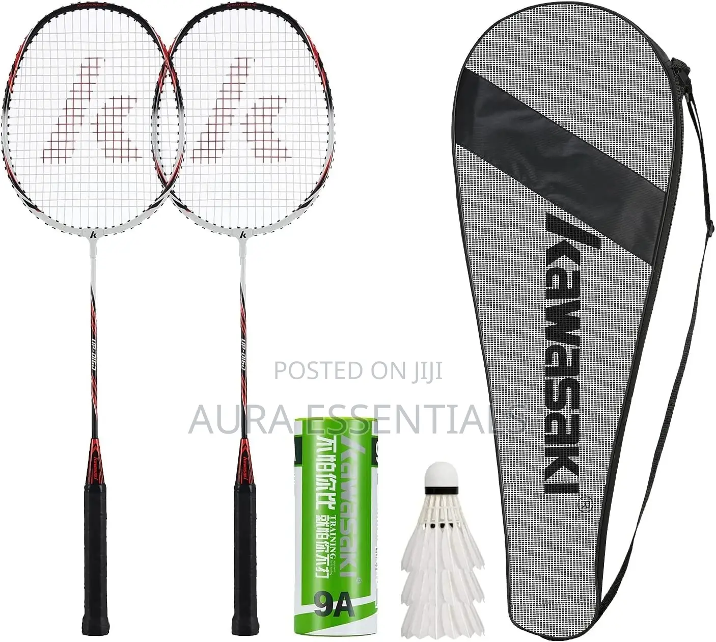 2 Player Badminton Racket Set With Shuttle