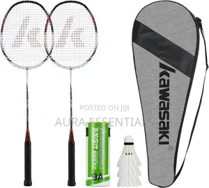 2 Player Badminton Racket Set With Shuttle