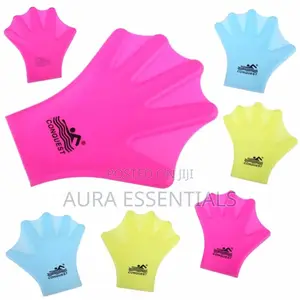 Silicone Webbed Swimming Gloves