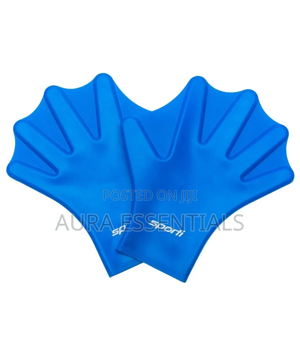 Silicone Webbed Swimming Gloves