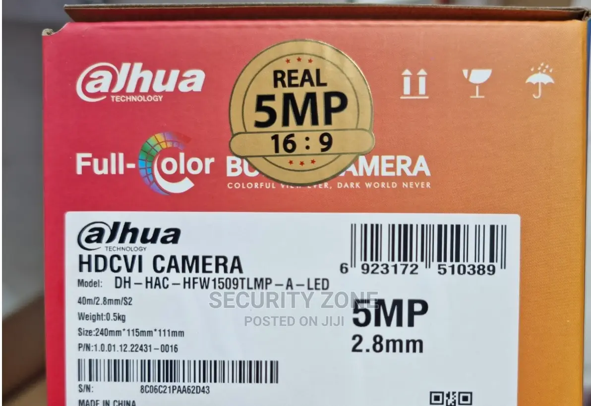 Dahua 40mtr 5mp Color Camera