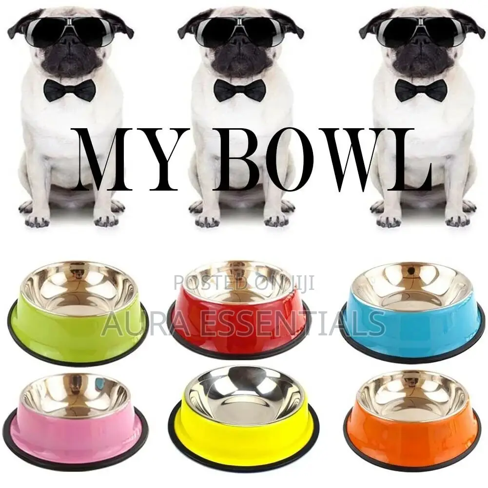 Cat/Dog Metallic Food Bowl