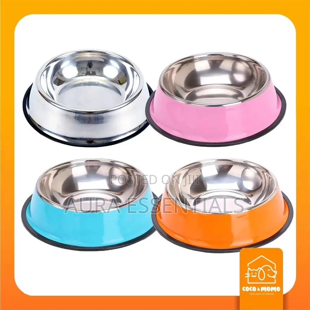 Cat/Dog Metallic Food Bowl