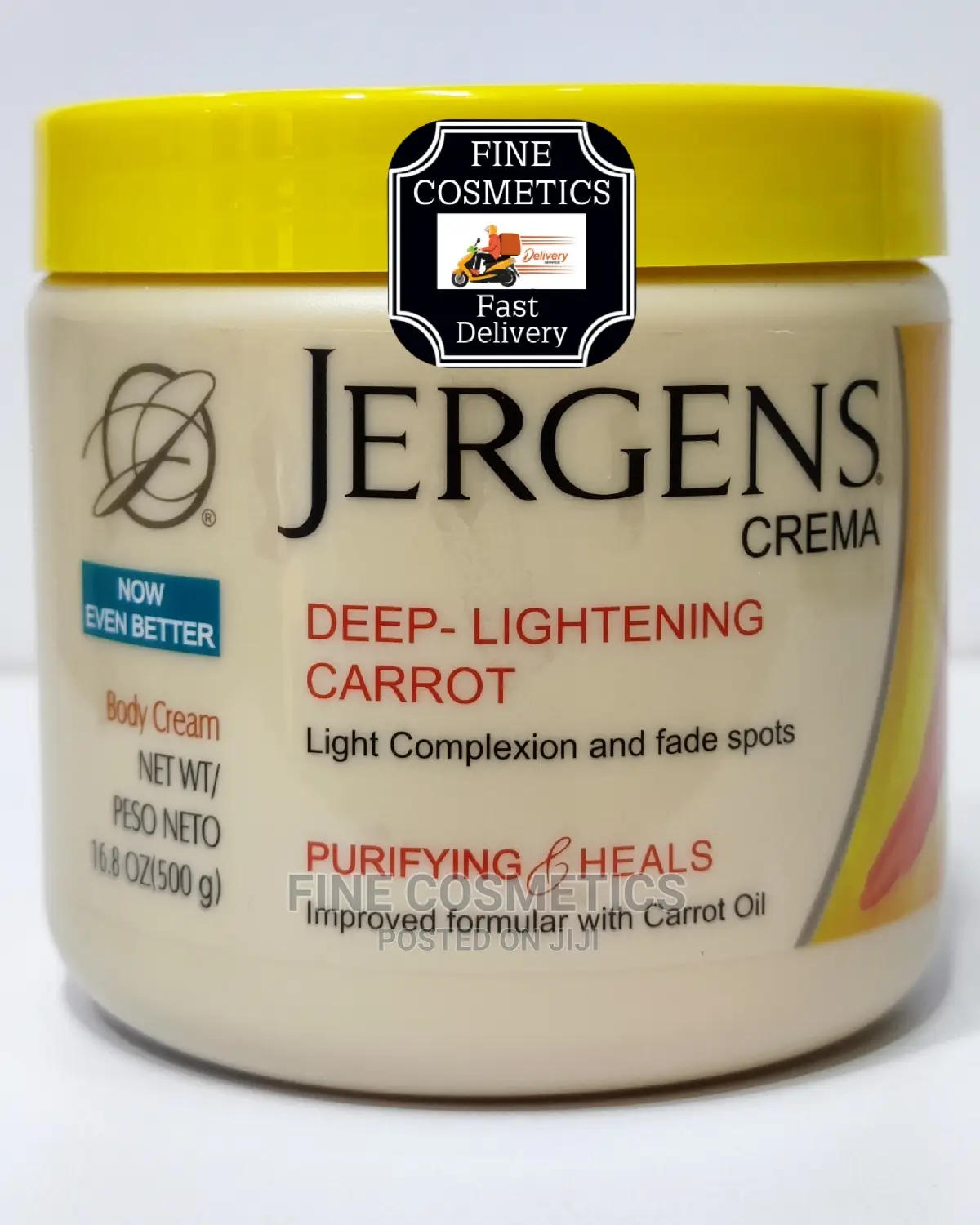 ORIGINAL Jergens Carrot Deep Lightening Spots Remover Cream