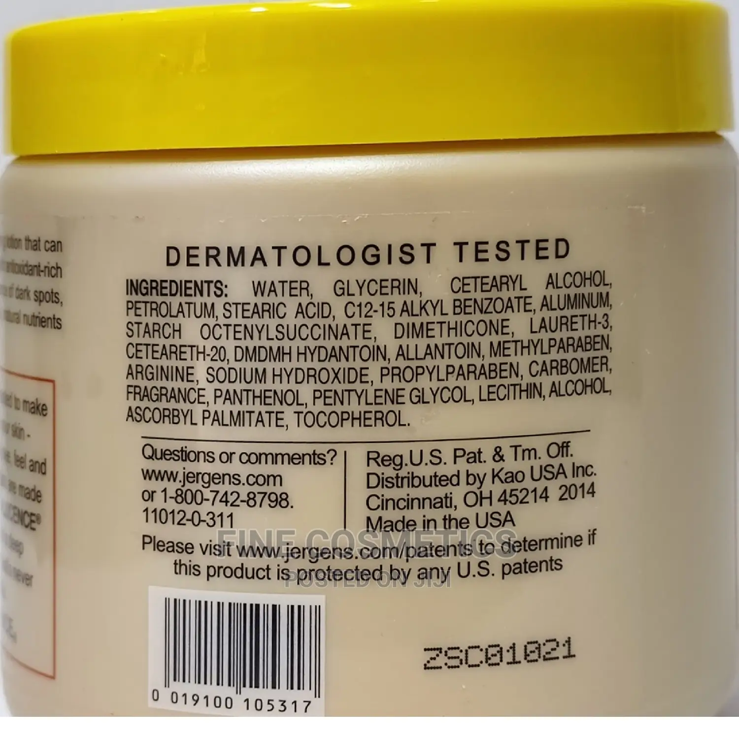 ORIGINAL Jergens Carrot Deep Lightening Spots Remover Cream