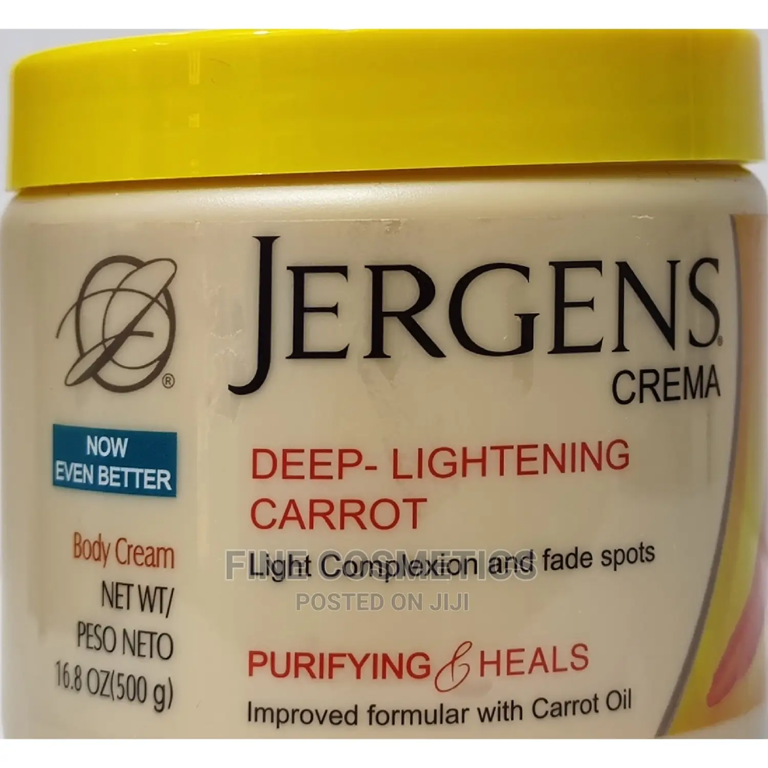 ORIGINAL Jergens Carrot Deep Lightening Spots Remover Cream