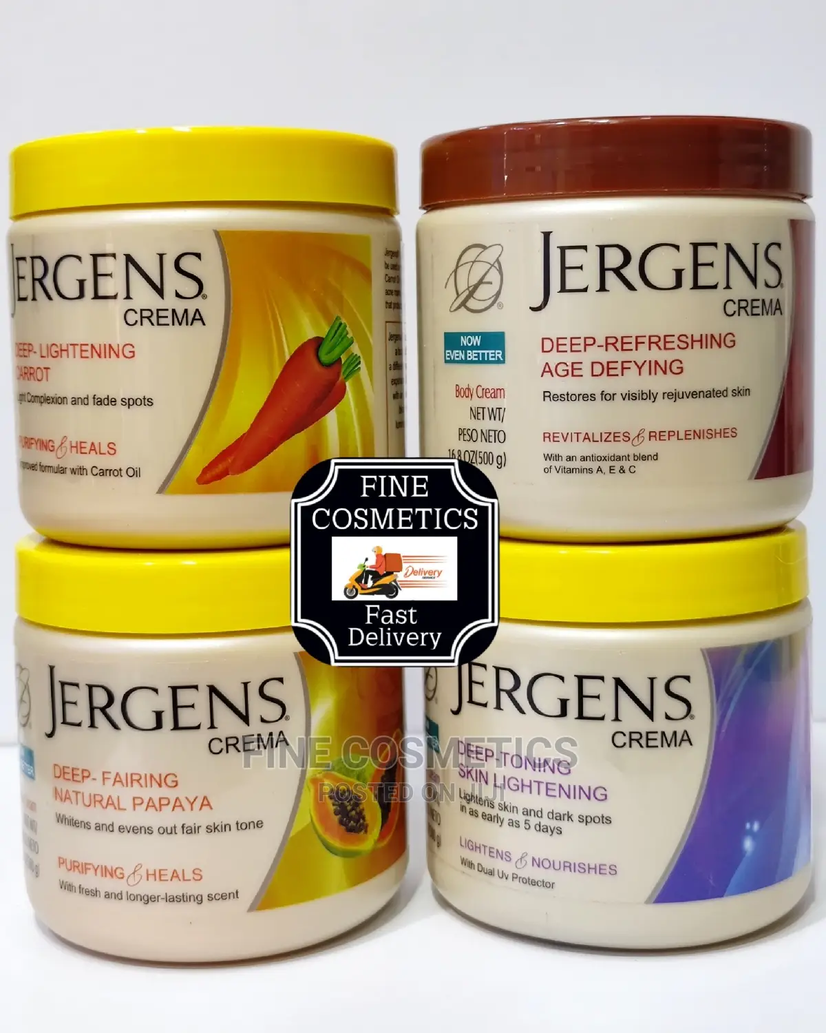 ORIGINAL Jergens Carrot Deep Lightening Spots Remover Cream