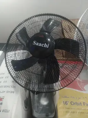 Sachi Black Wall Fan