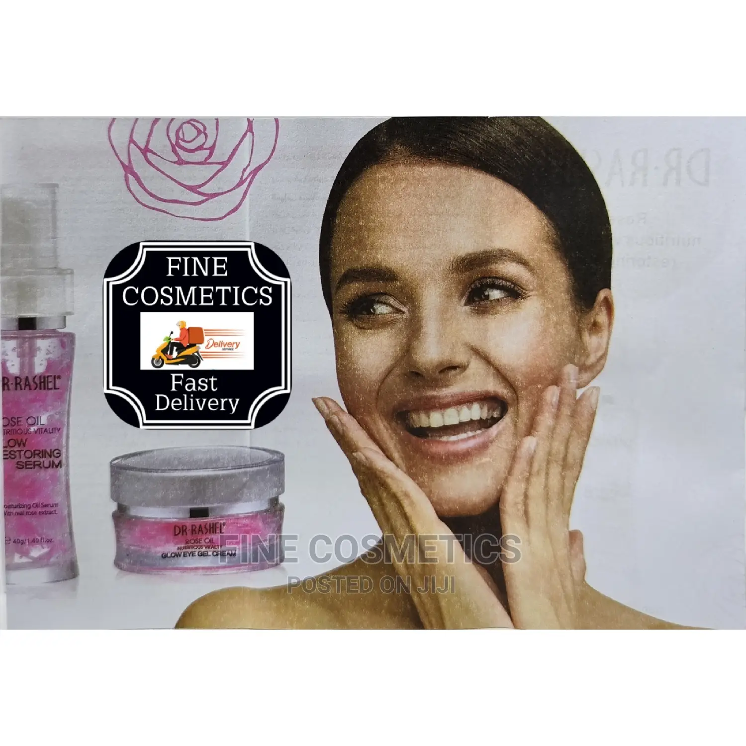 DR Rashel Rose Oil Eye Gel Cure For Dark Circles Under Eye