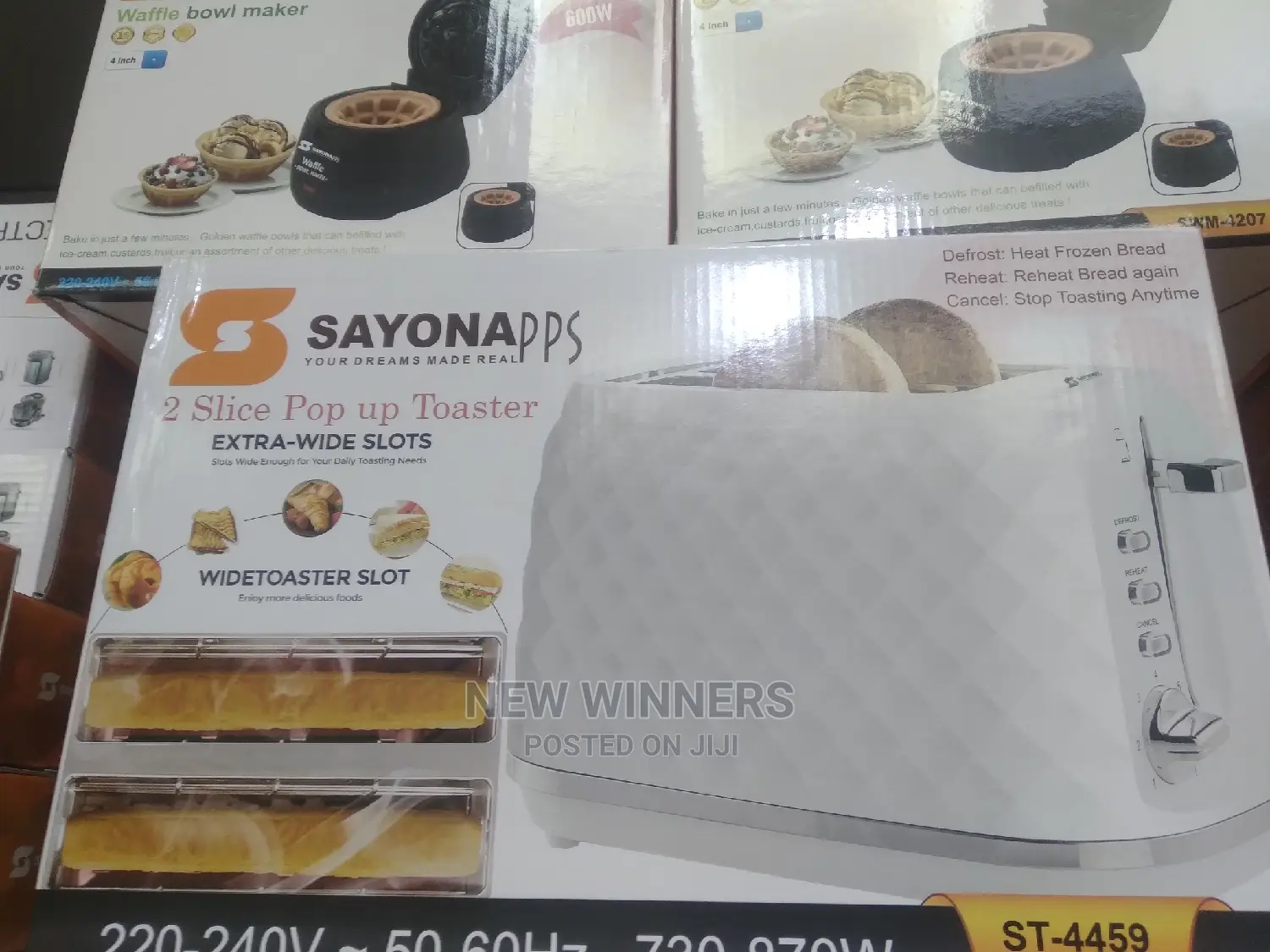 Sayona Bread 2 Slice Toaster