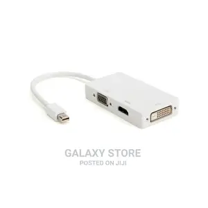 3in1 Thunderbolt Mini Display Port Dp to Hdmi Vga Dvi Adapto