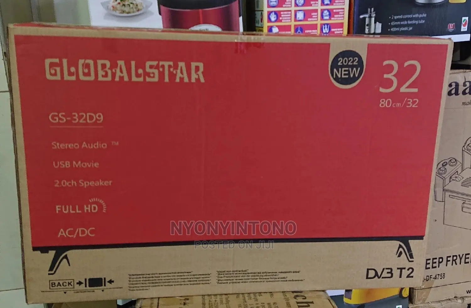 Global Star 32" Digital Led Tv Inbuilt Free to Air Decoder