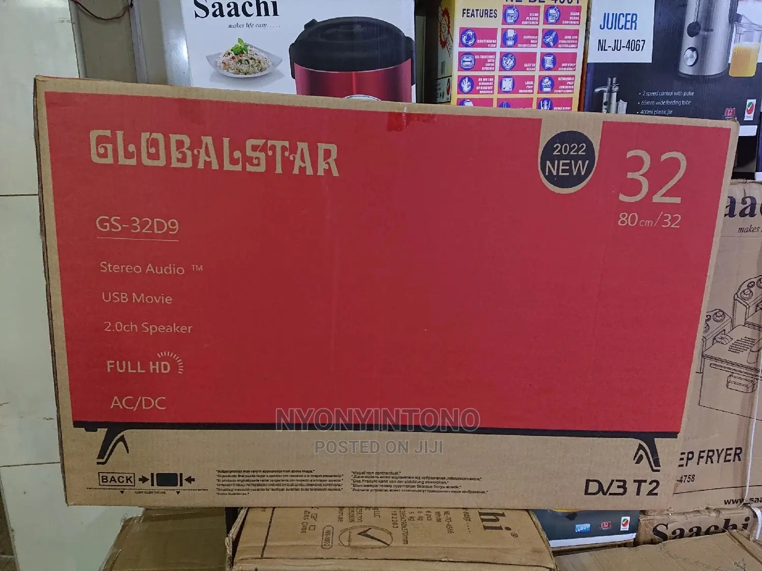Global Star 32" Digital Led Tv Inbuilt Free to Air Decoder