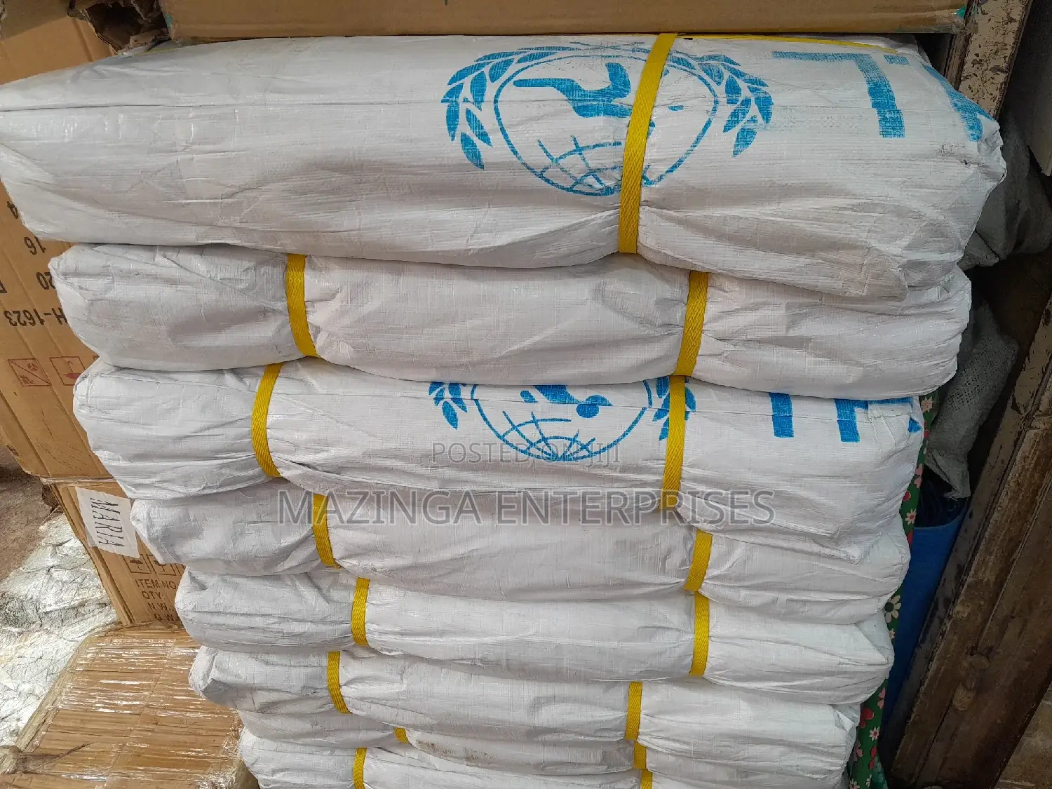4x5meters(White Blue) UNICEF Refugee Heavy-Duty Turpalin