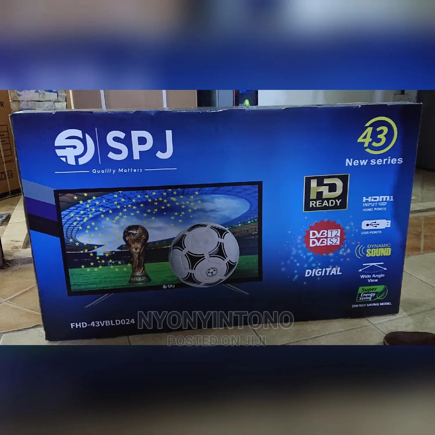 Spj 43" Digital Frameless TV