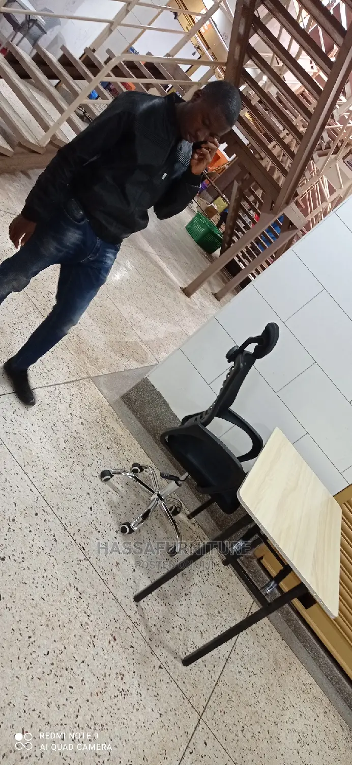 Foldable Reading Table With Its Chair