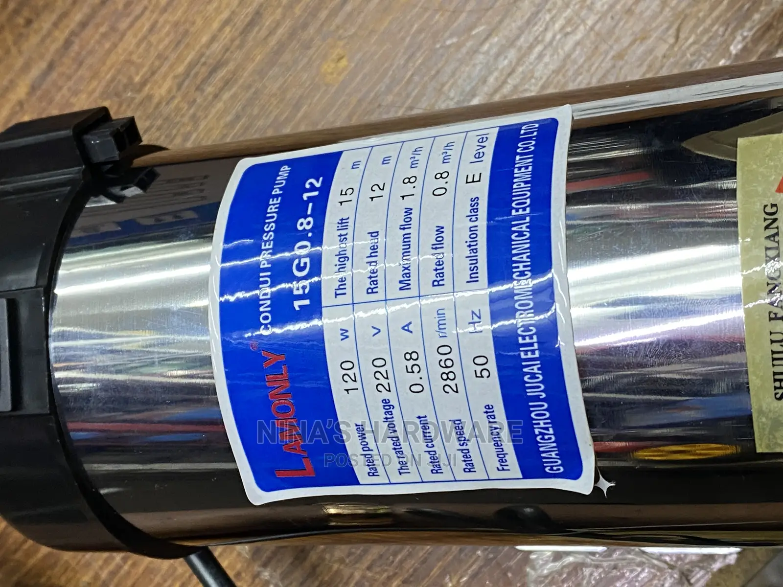 Automatic Cold Water Booster Pump/ Pressure Pump