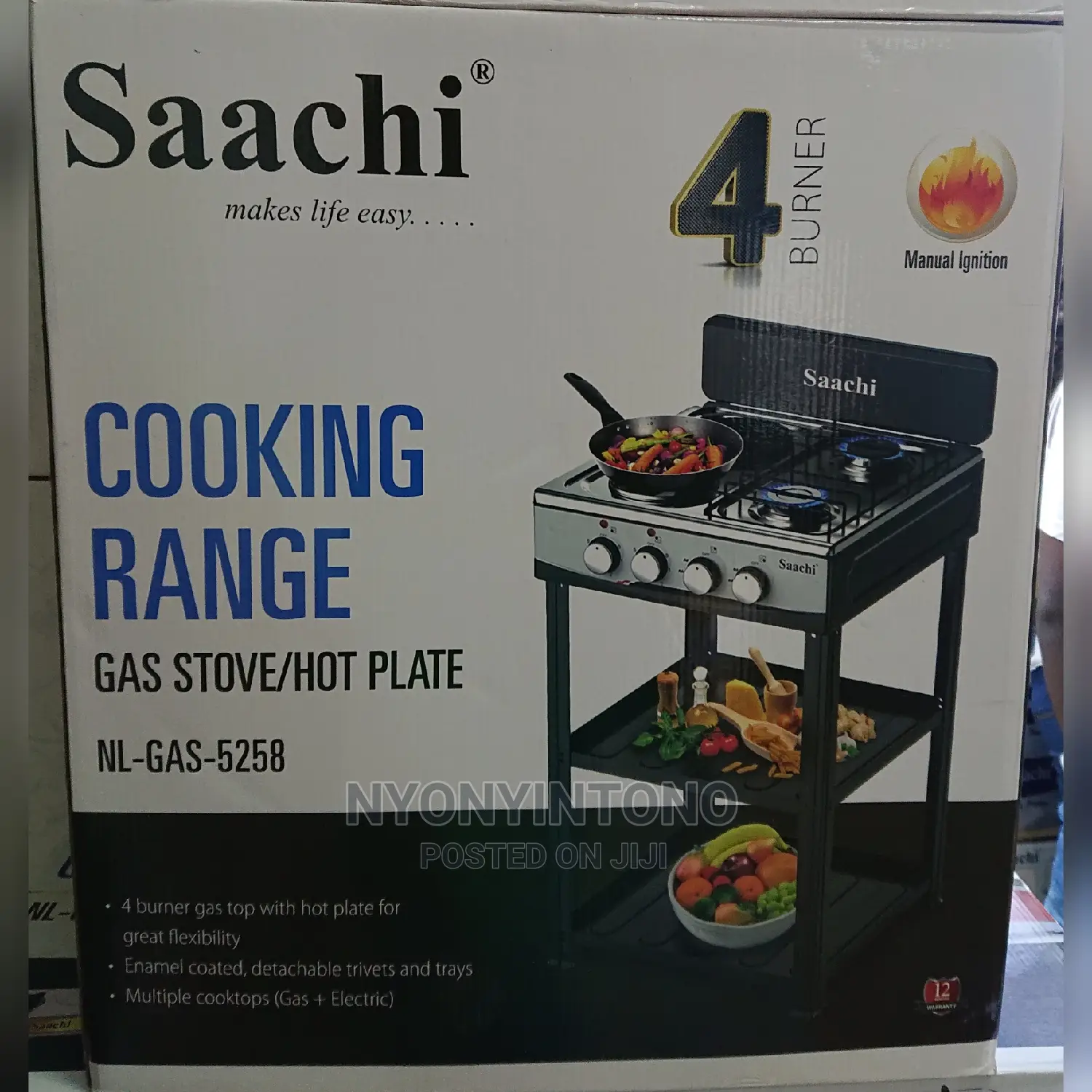 2 Gas 2 Electric Saachi Cooker