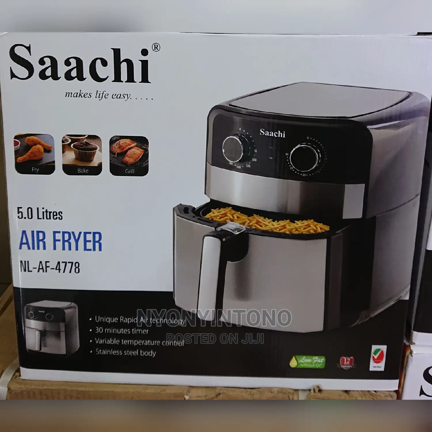 5 Liters Saachi Air Fryer