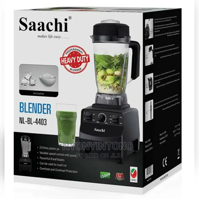 Saachi Heavy-Duty Commercial Blender Professional Blender