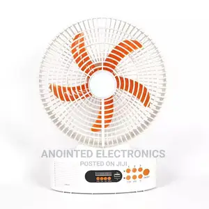 Rechargeable Table Fan Solar and Electric