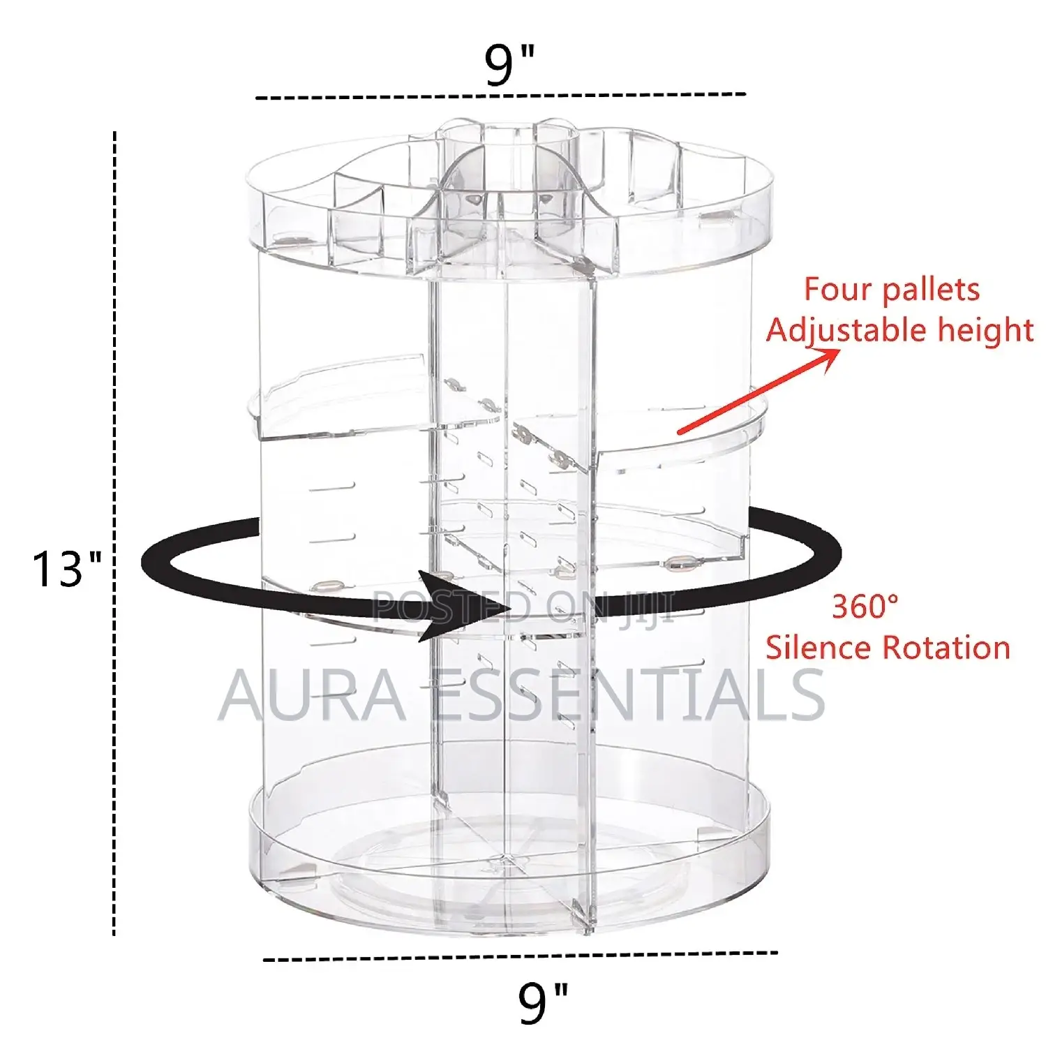 Rotating Makeup Organizer