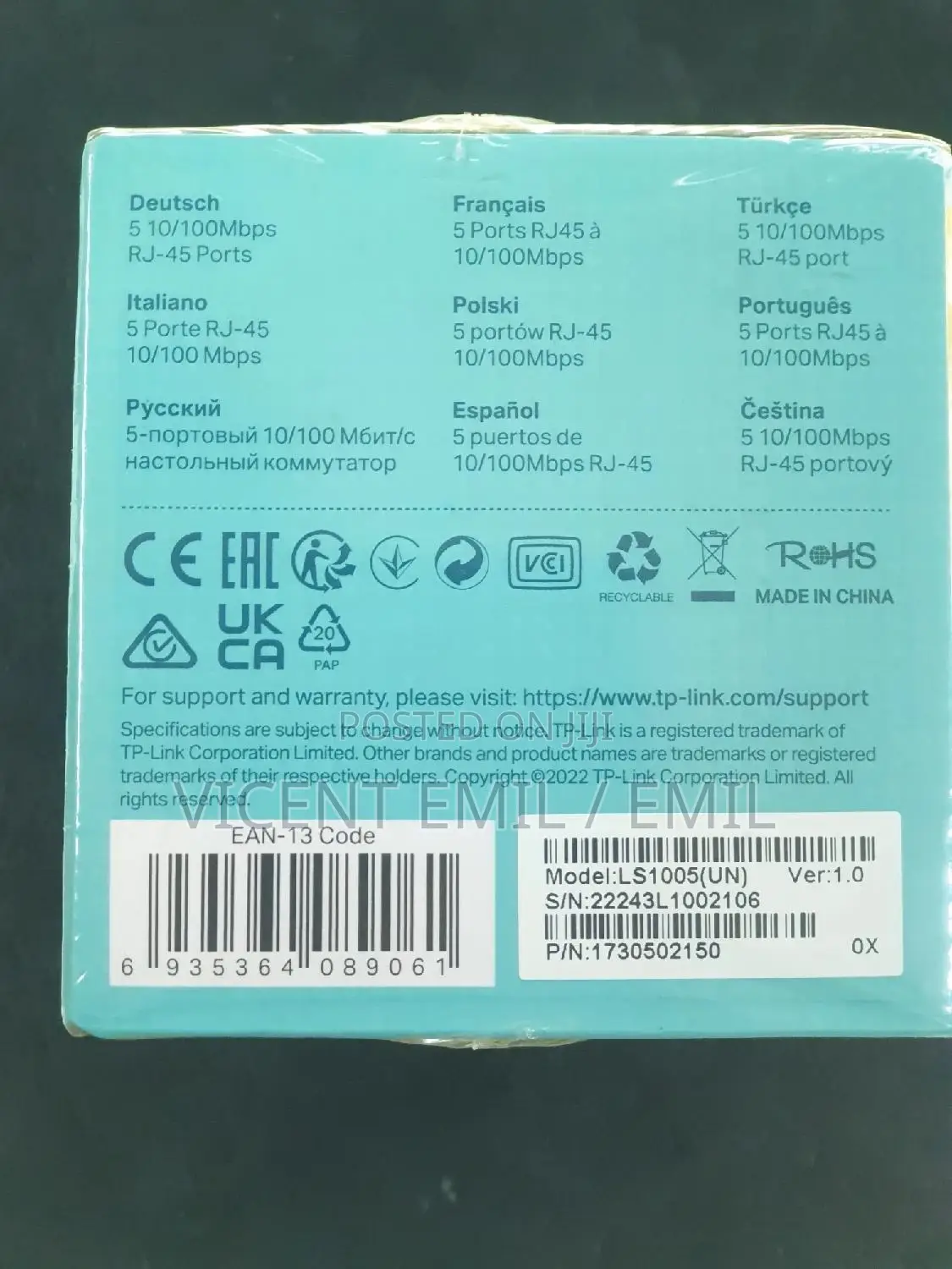 Tp Link Switch 5-Ports
