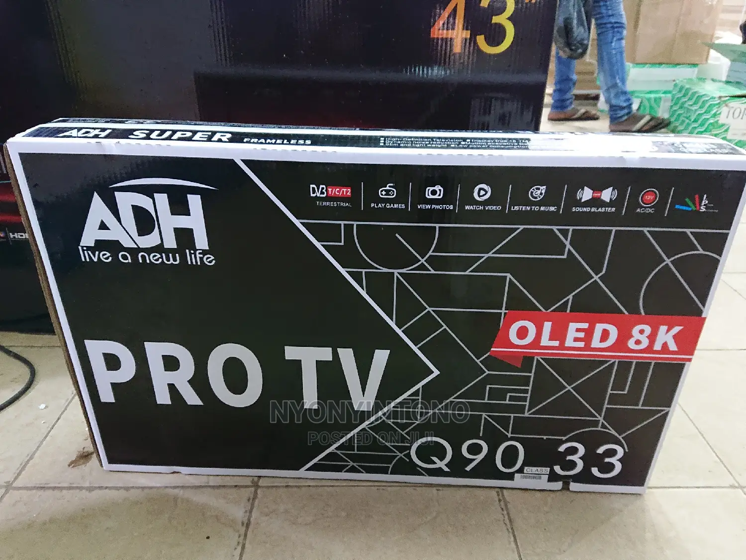Adh 32" Digital Tv With Inbuilt Free to Air Decoder