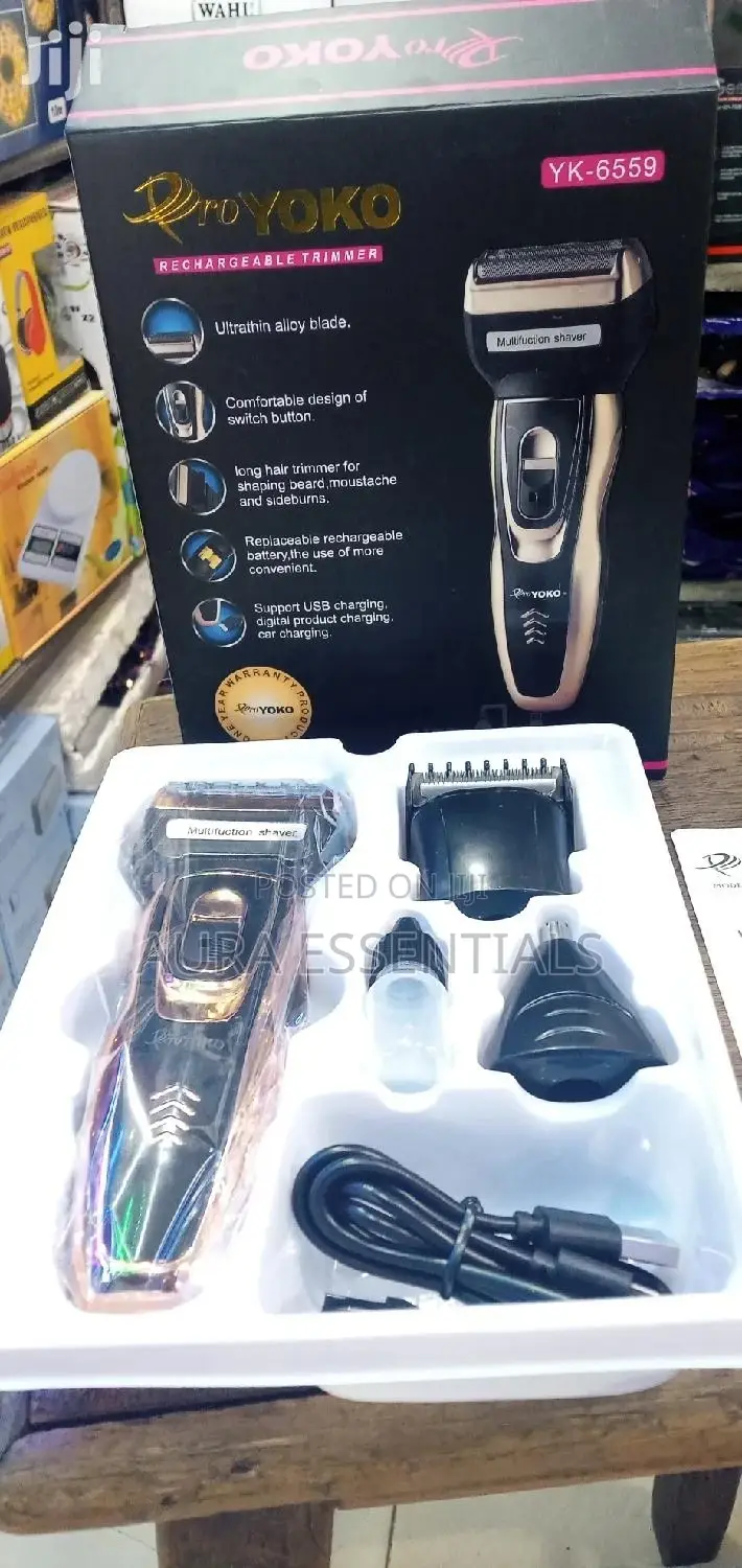 Pro-Yoko 3in1 Professional Hair Clipper/Shaver