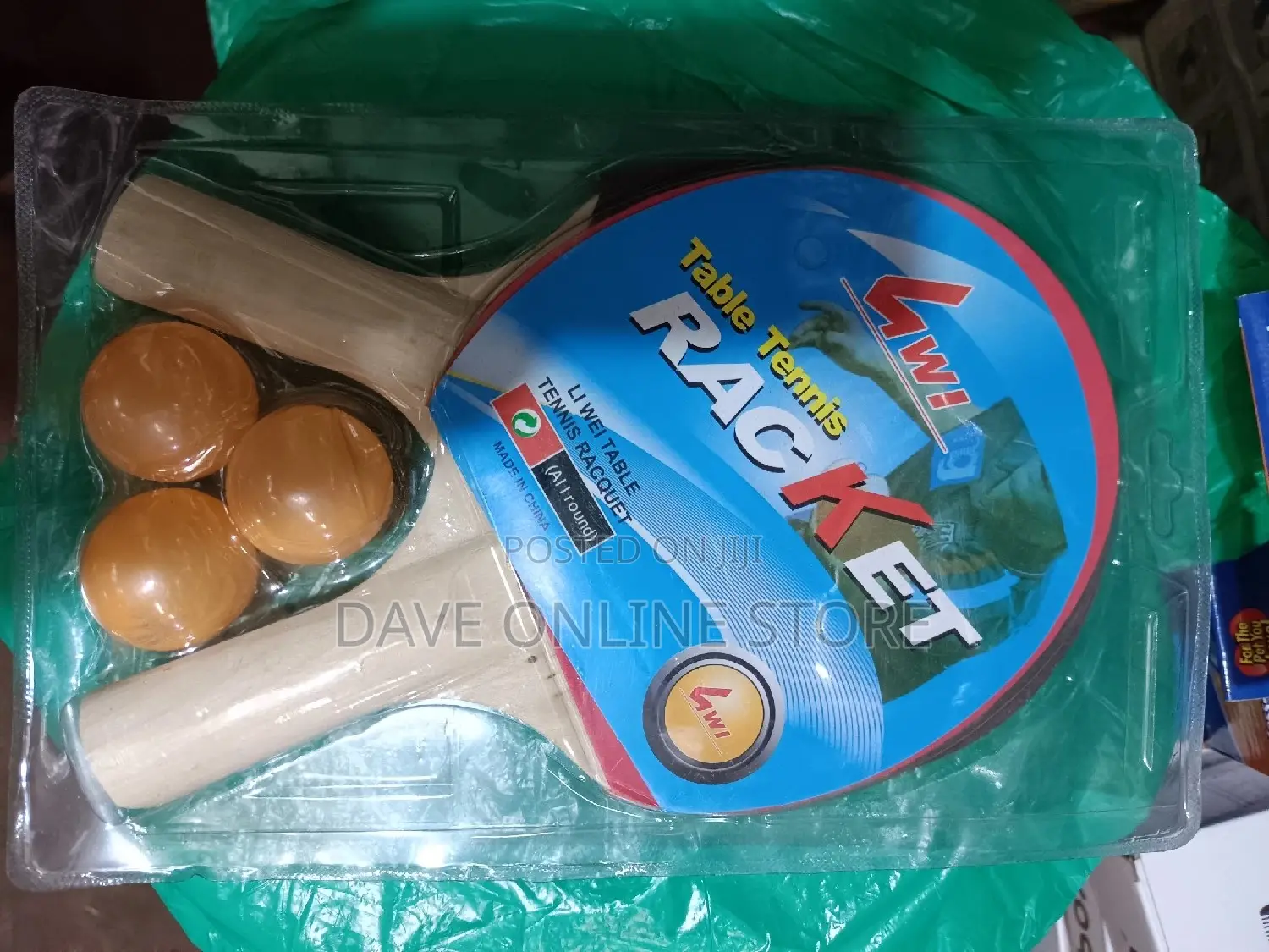 Table Tennis Racket With Balls